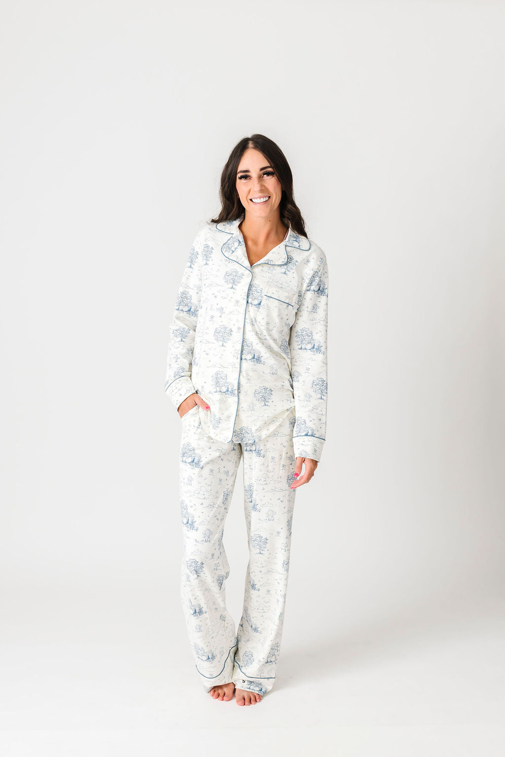 The Empty Tomb Womens Pj Notch Collar Set Cotton