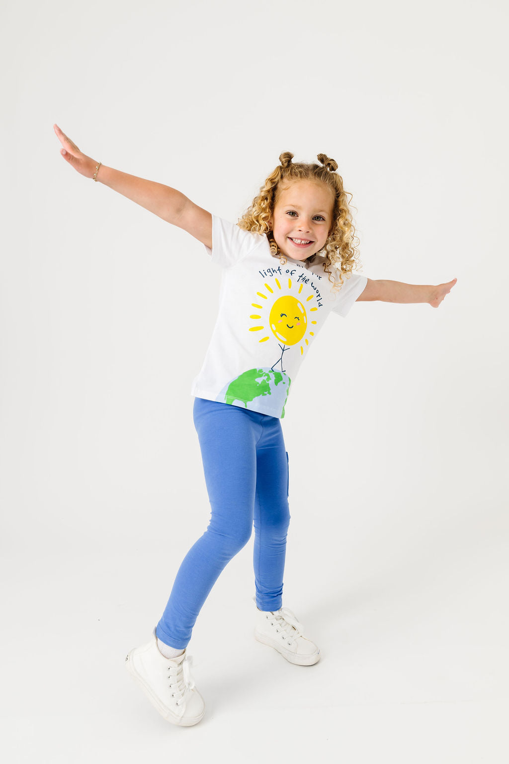 Light Of The World Short Sleeve T-shirt Cotton