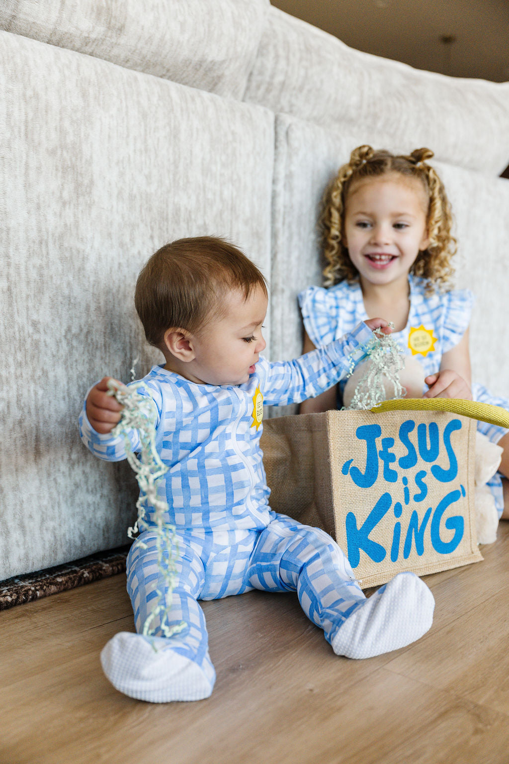 The Risen Son Pj Footed Onesie Bamboo