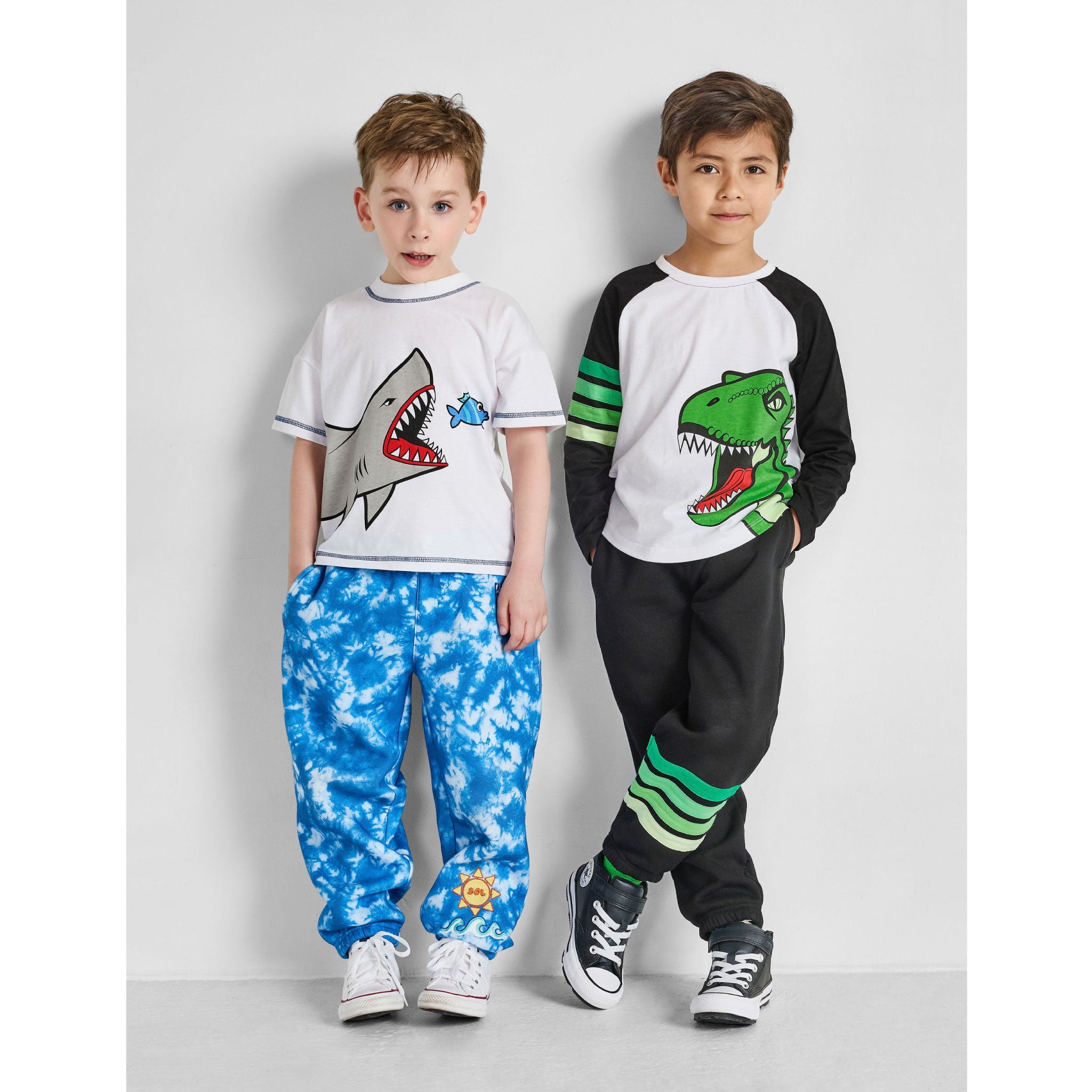 Dinosaur Baseball Tee