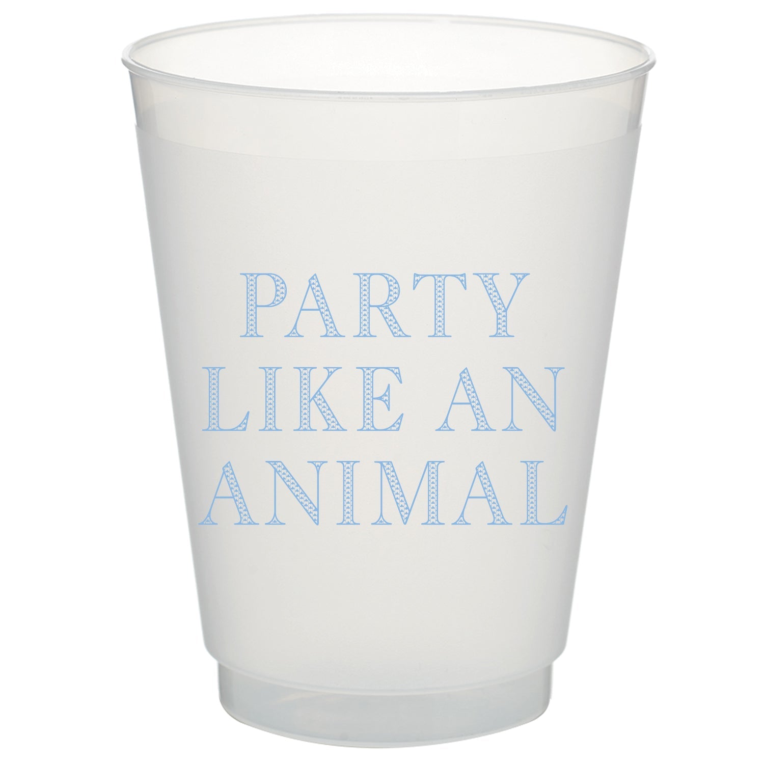 Blue Party Animal Shatterproof Cups