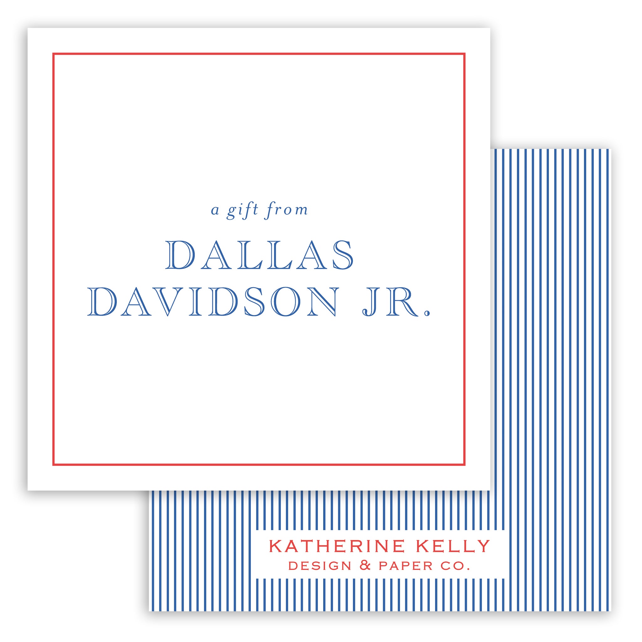 The Dallas Enclosure Card
