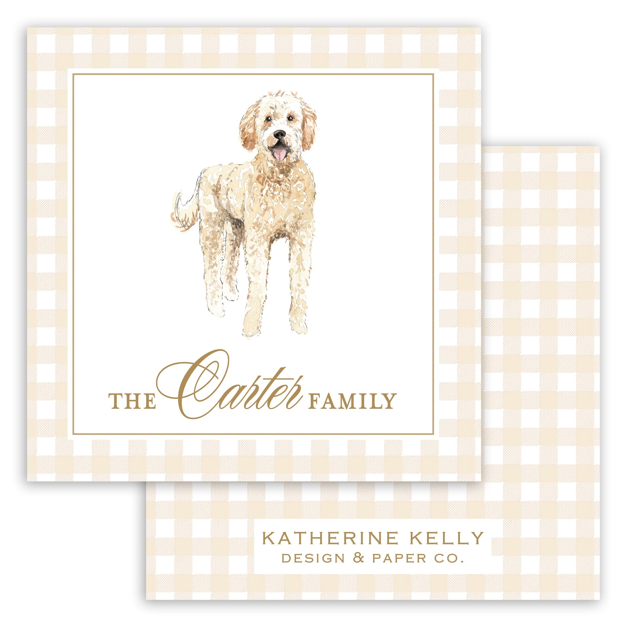 Goldendoodle Enclosure Card