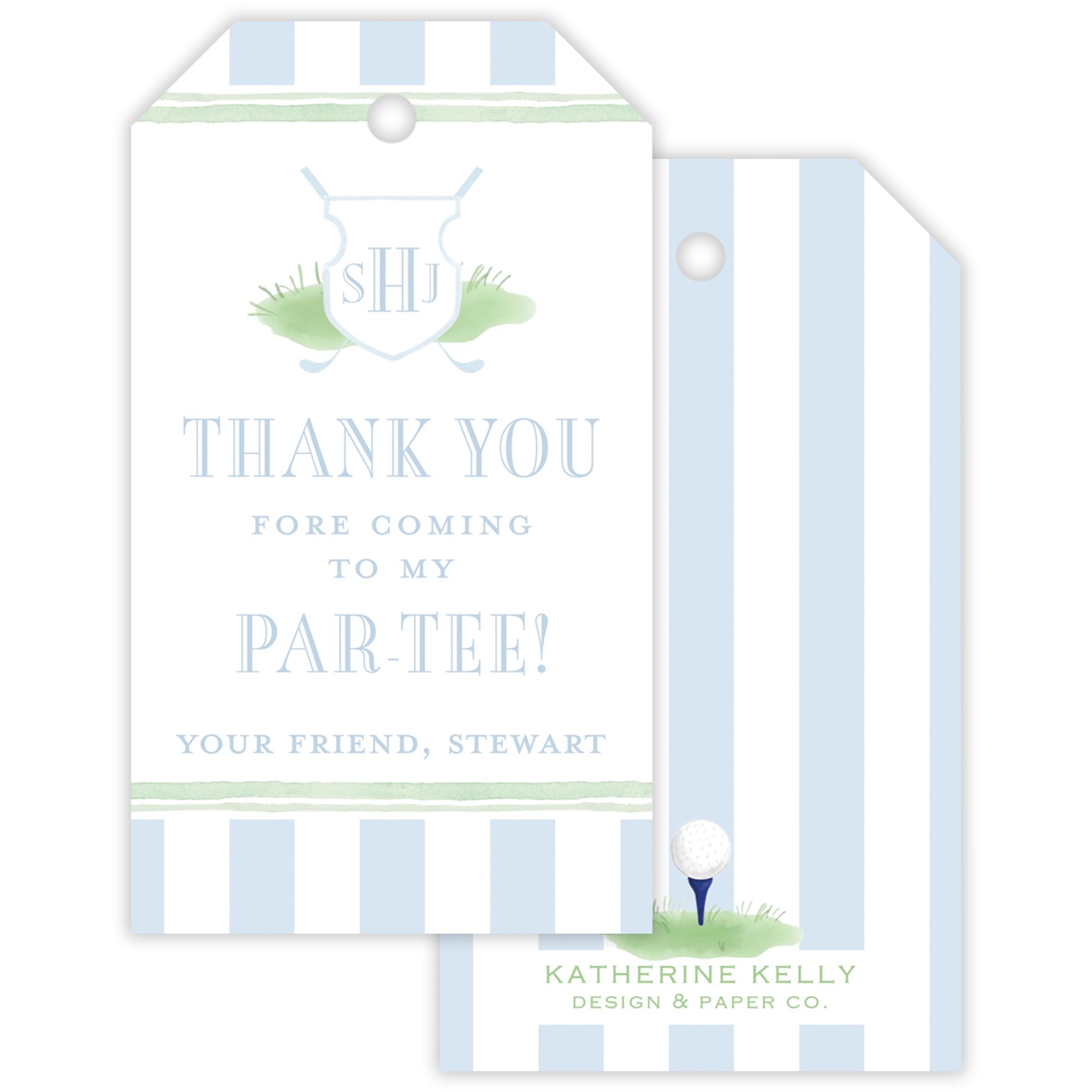 Golf Par-tee Party Favor Tag