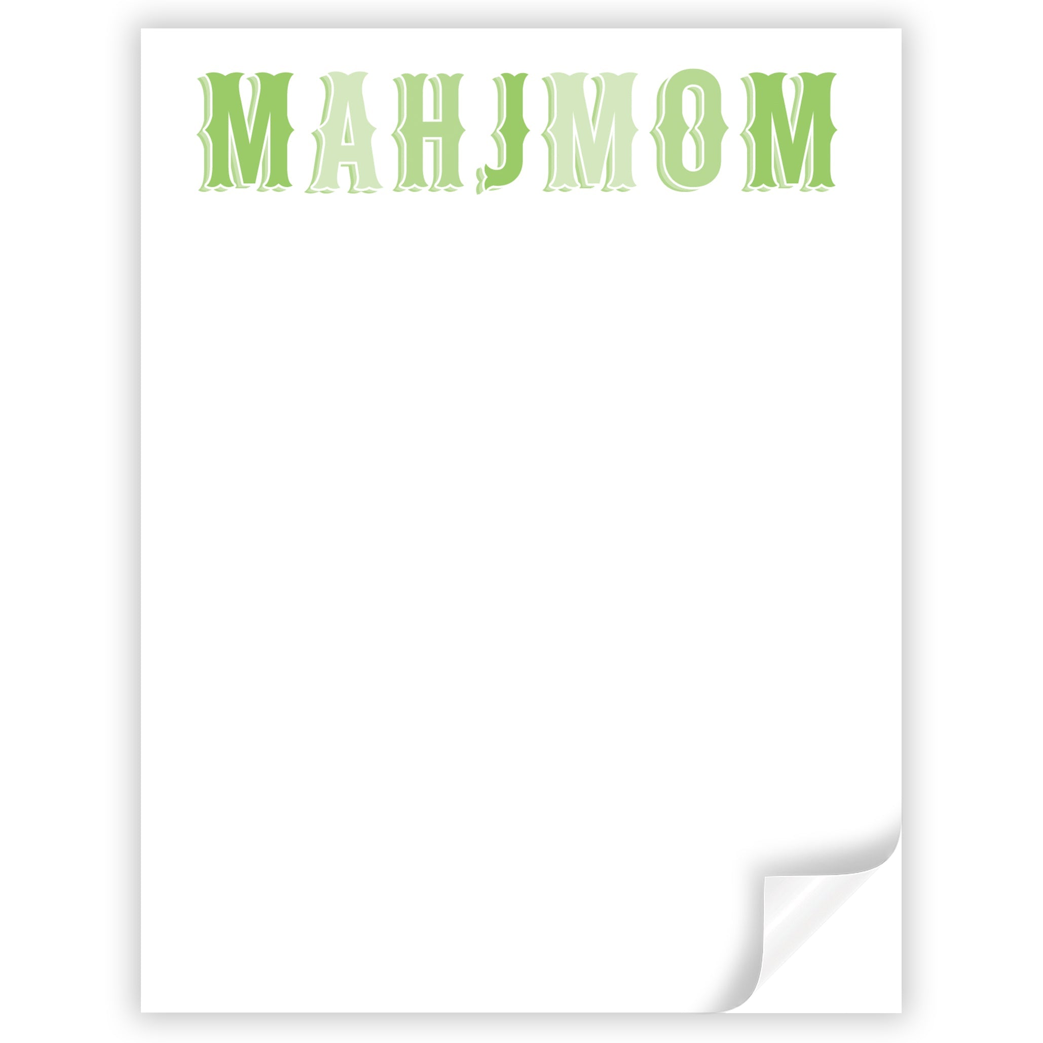 Mahjmom Notepad