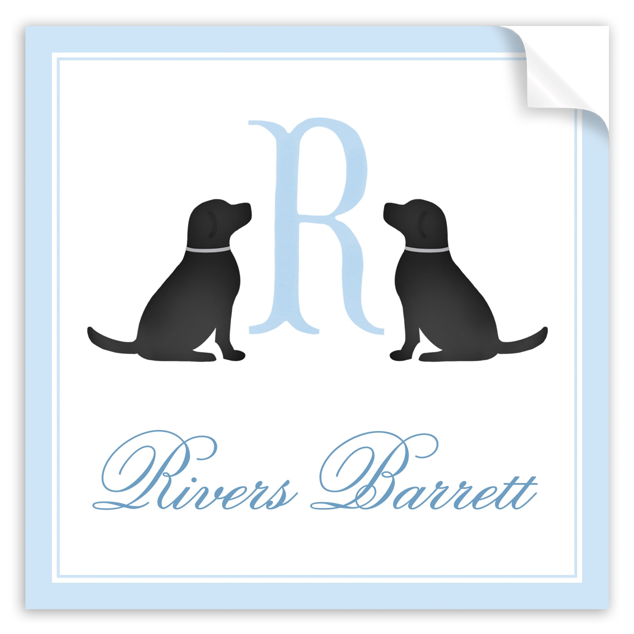 Rivers Labrador Stickers