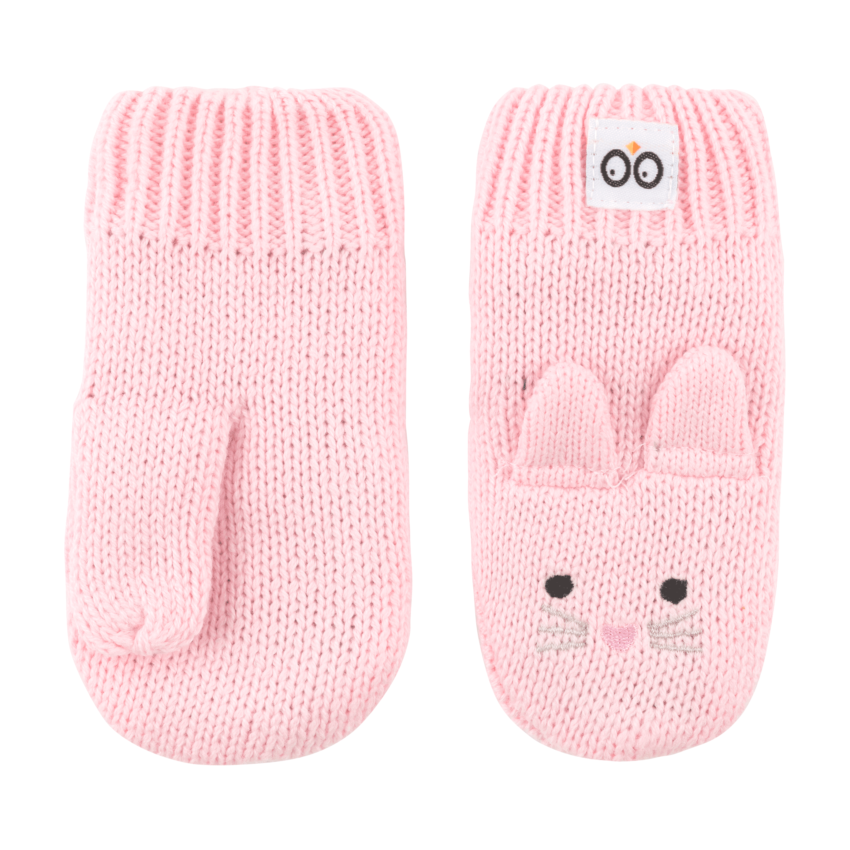 Baby/toddler Knit Mittens - Beatrice The Bunny