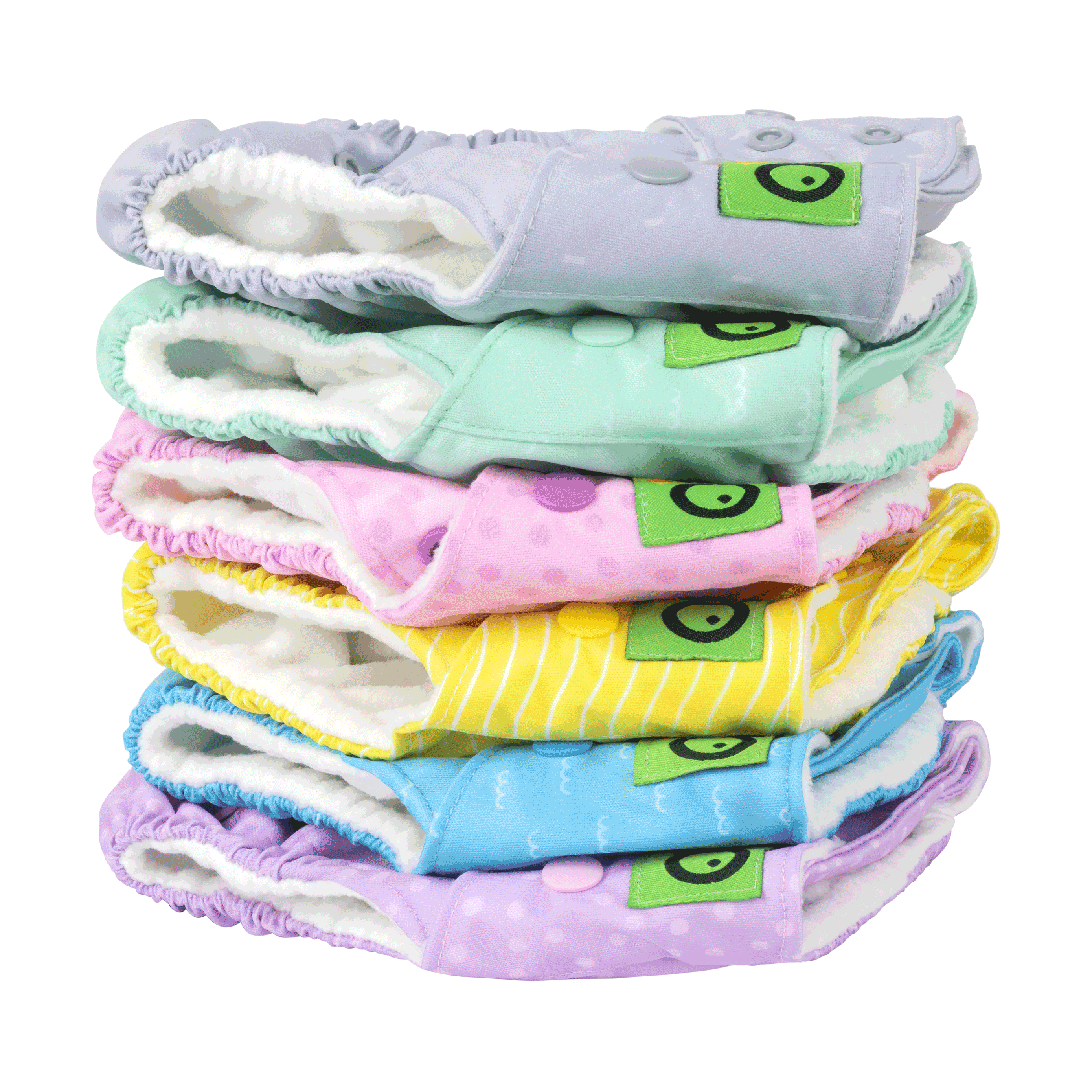 Baby/toddler Reusable Cloth Pocket Diaper (+2 Inserts) - Harriet The Hedgehog