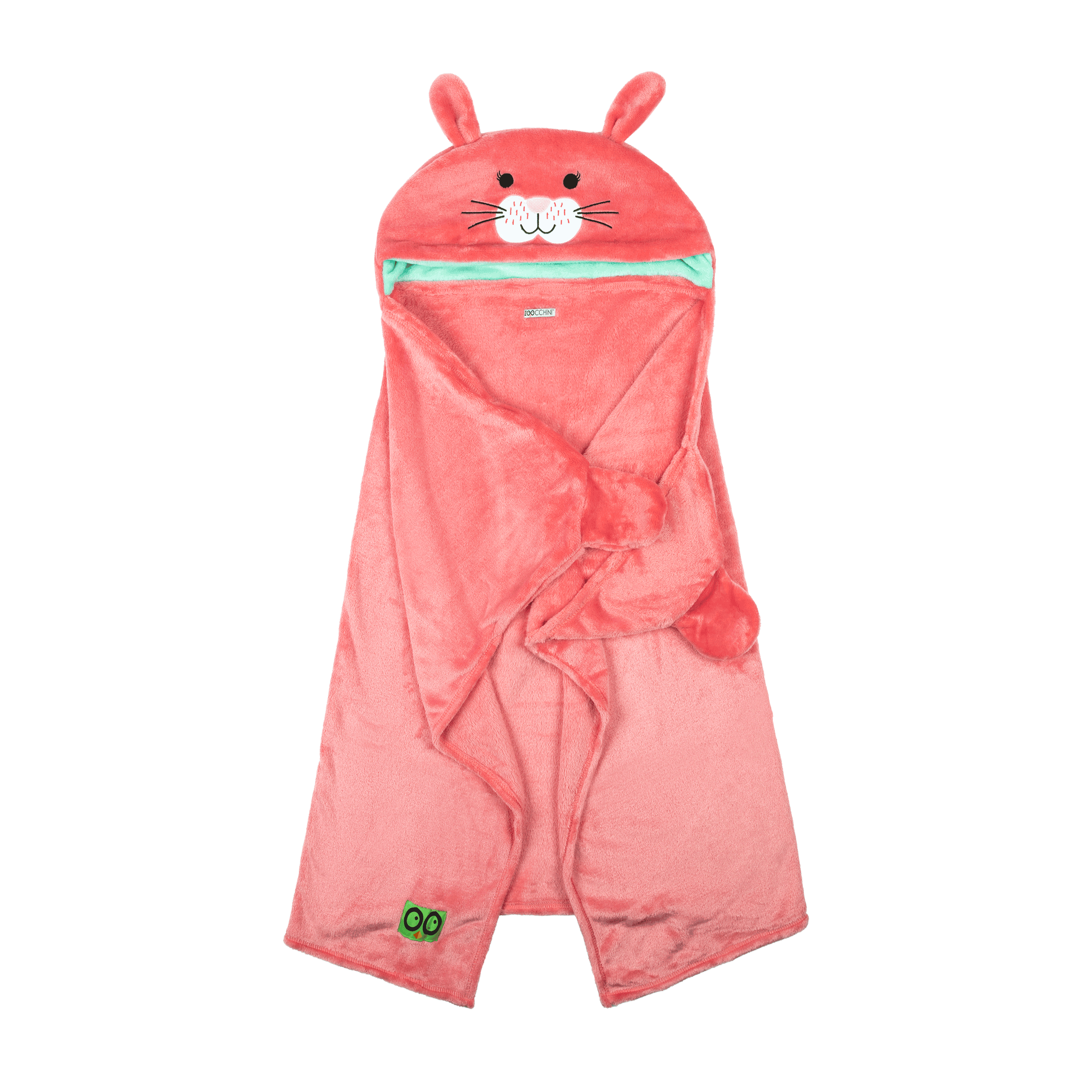 Toddler/kids Animal Hooded Blanket - Bella The Bunny