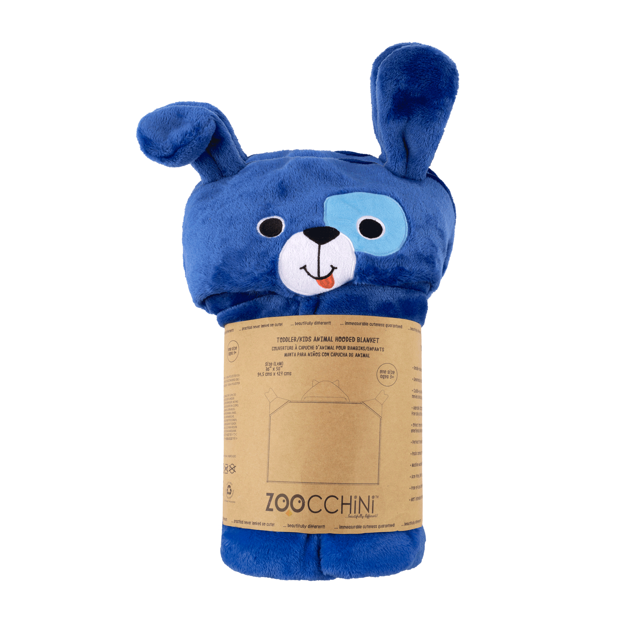 Toddler/kids Animal Hooded Blanket - Duffy The Dog