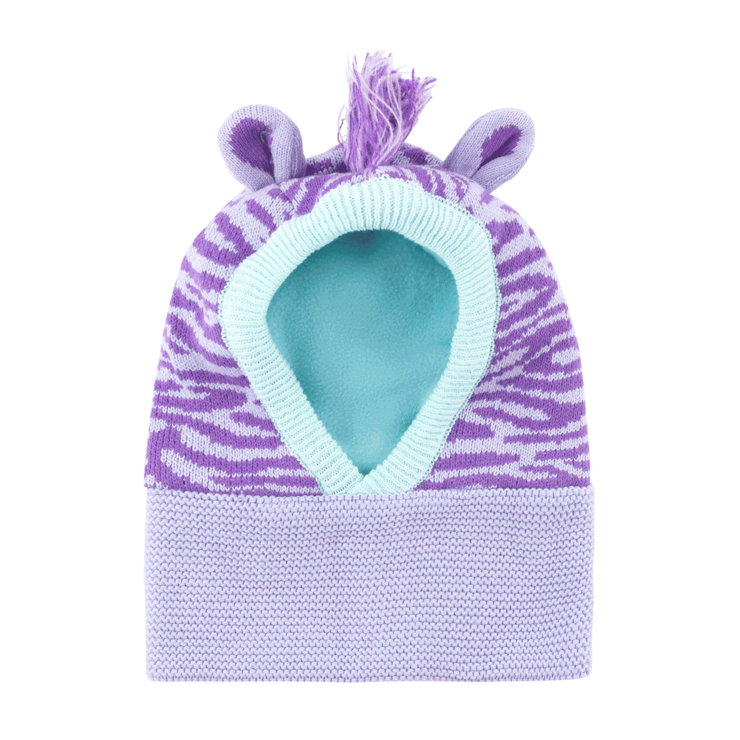 Baby/toddler Knit Balaclava Hat - Ziggy The Zebra