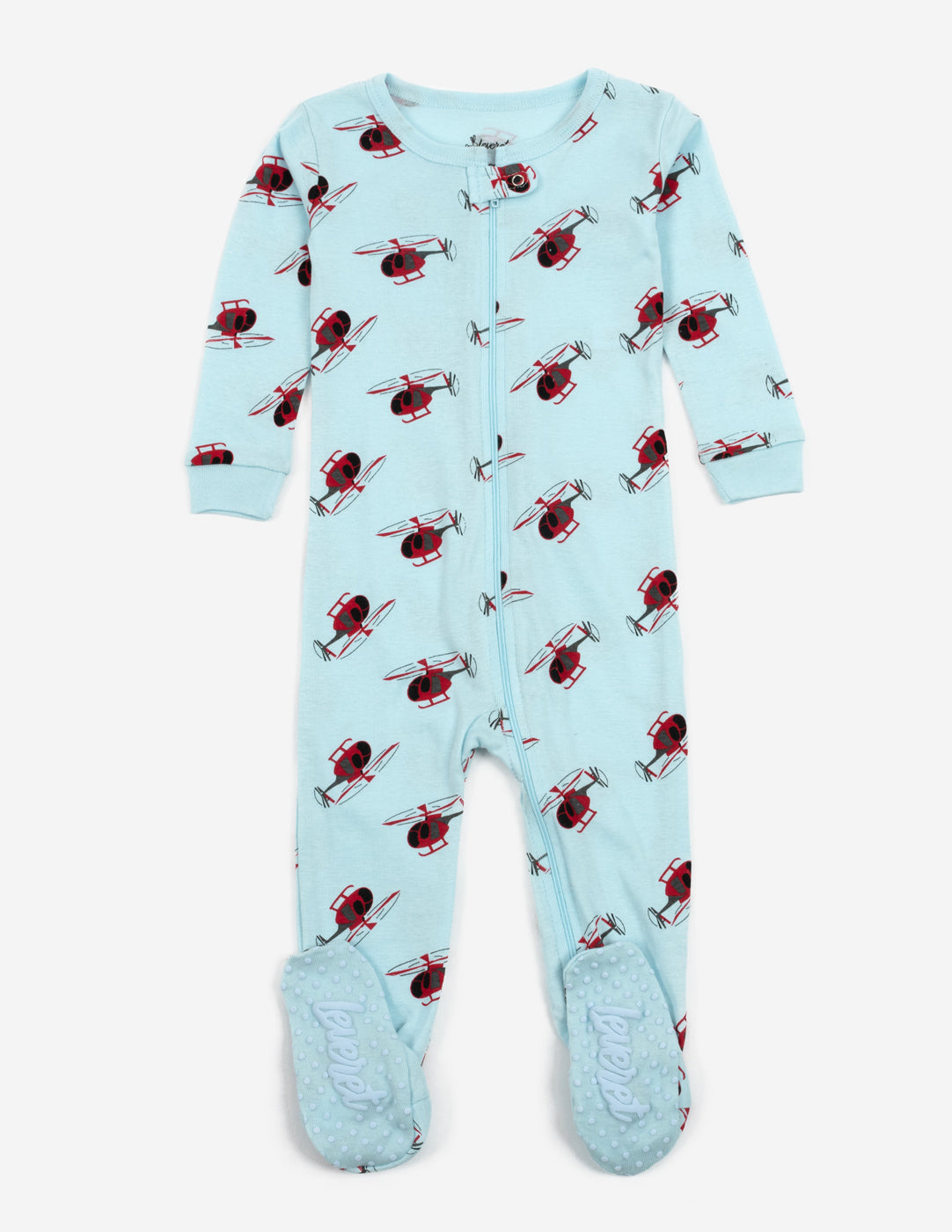 Kids Footed Cotton Pajamas