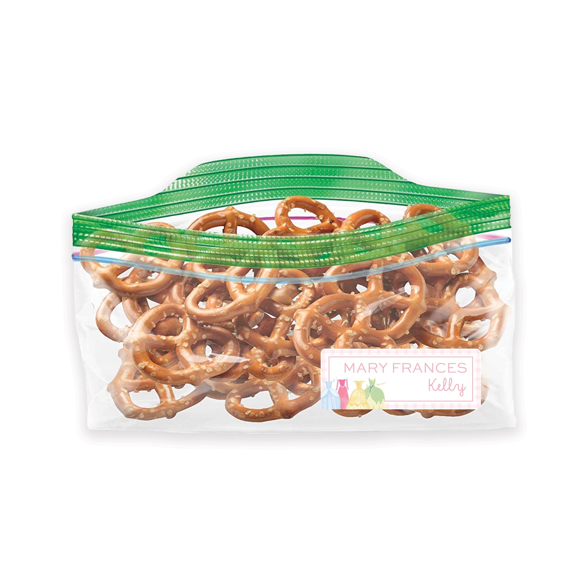 Princess Dresses Vinyl School Labels