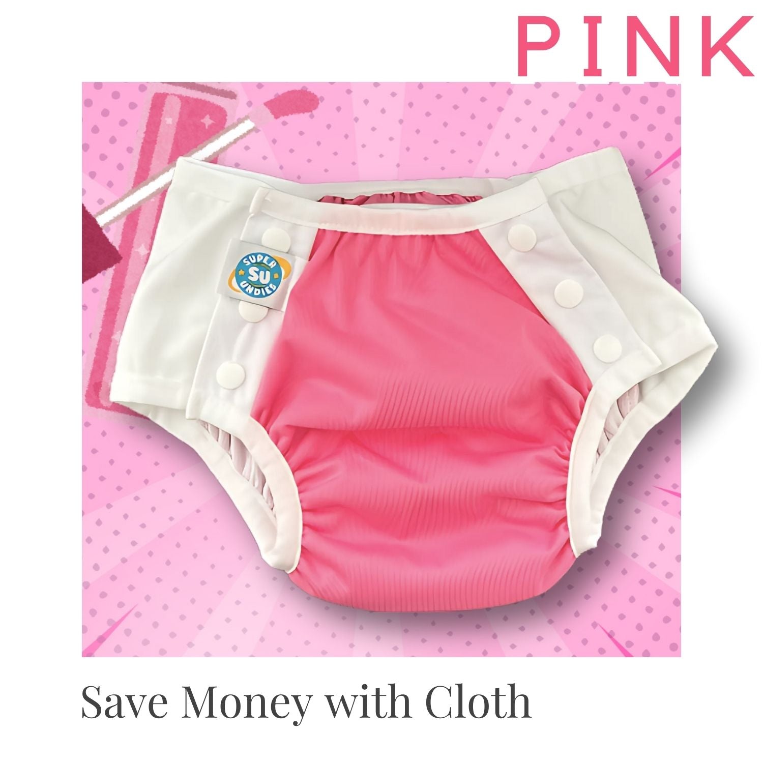 The 3-in-1 Waterproof Undies; A Diaper, Trainer And Swim Diaper In 1