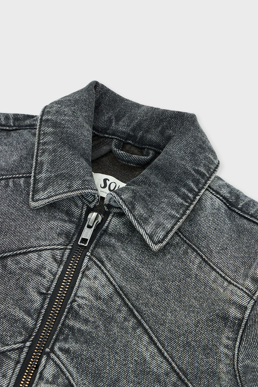 Denim Starburst Jacket