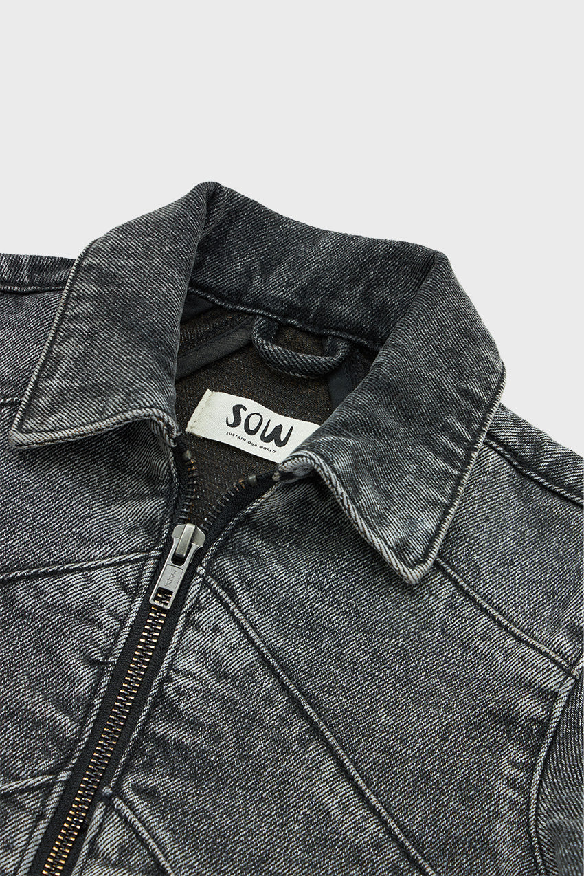 Denim Starburst Jacket