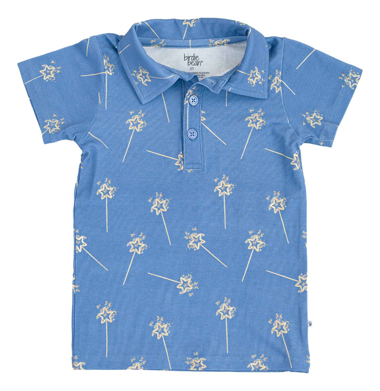 Sparkler Gold Foil Polo Shirt