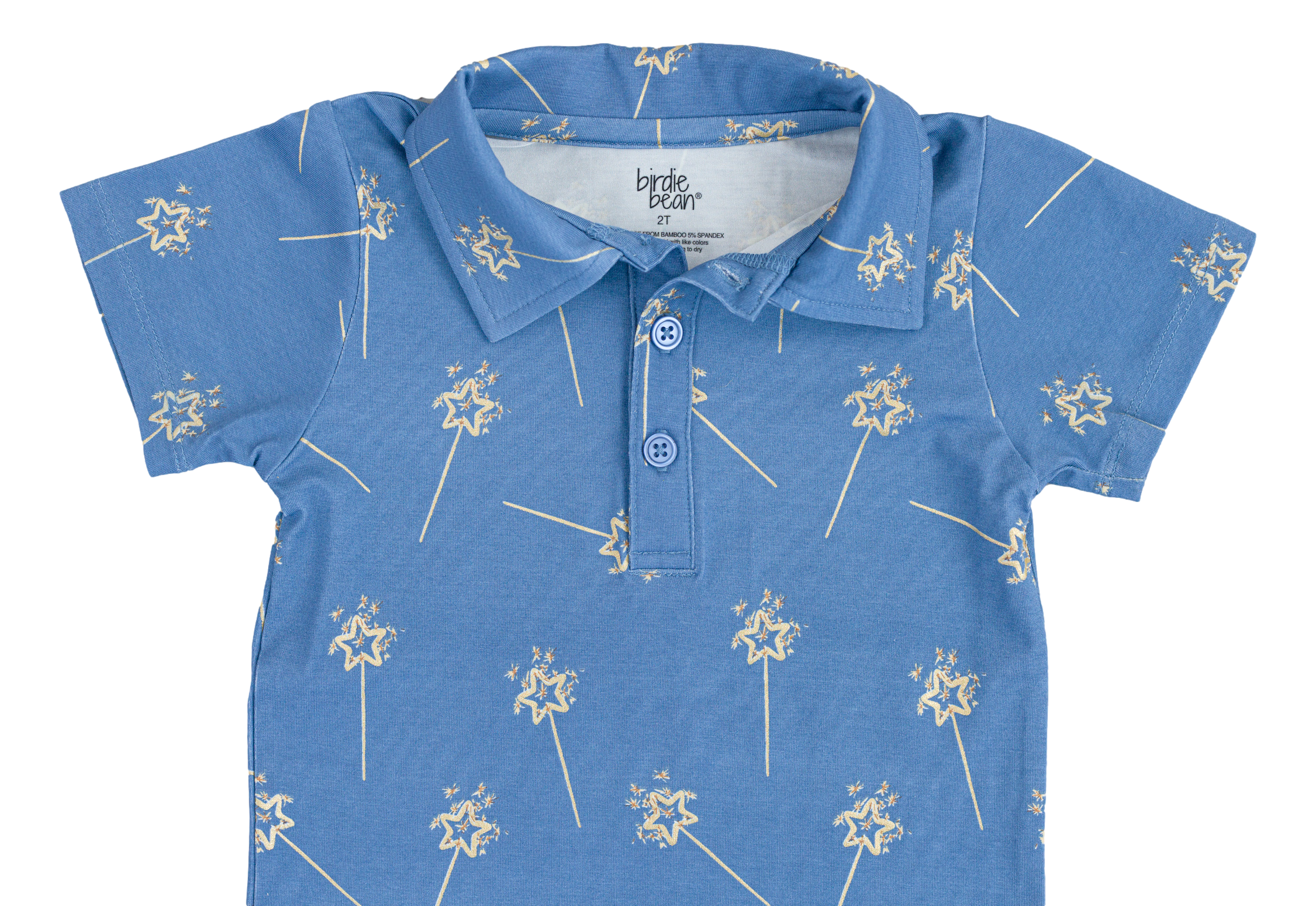 Sparkler Gold Foil Polo Shirt
