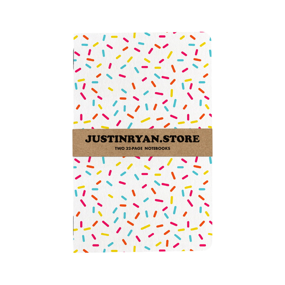 Rainbow Sprinkles Memo Books - Two 32-page Books