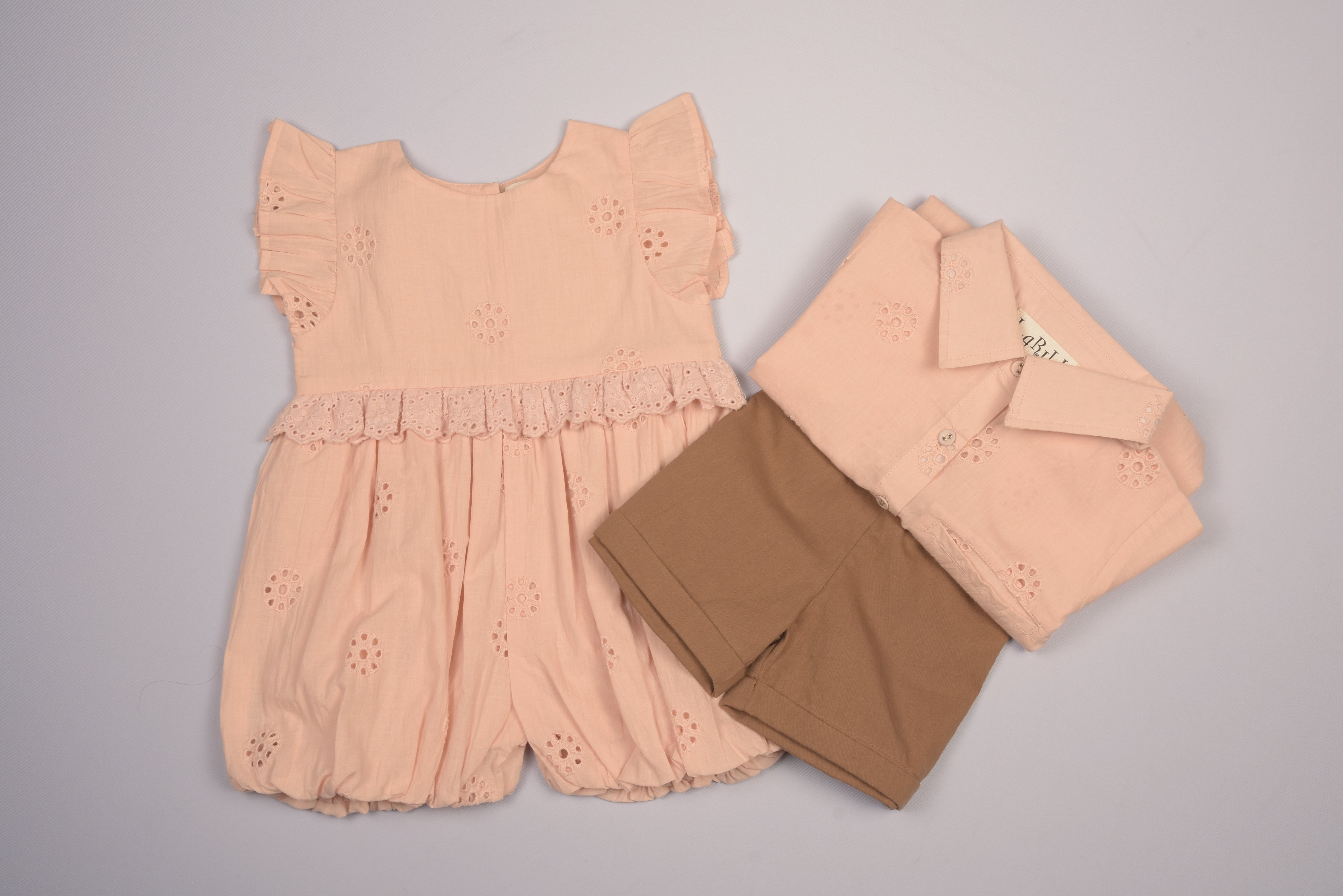 Embroidered Schiffli Romper