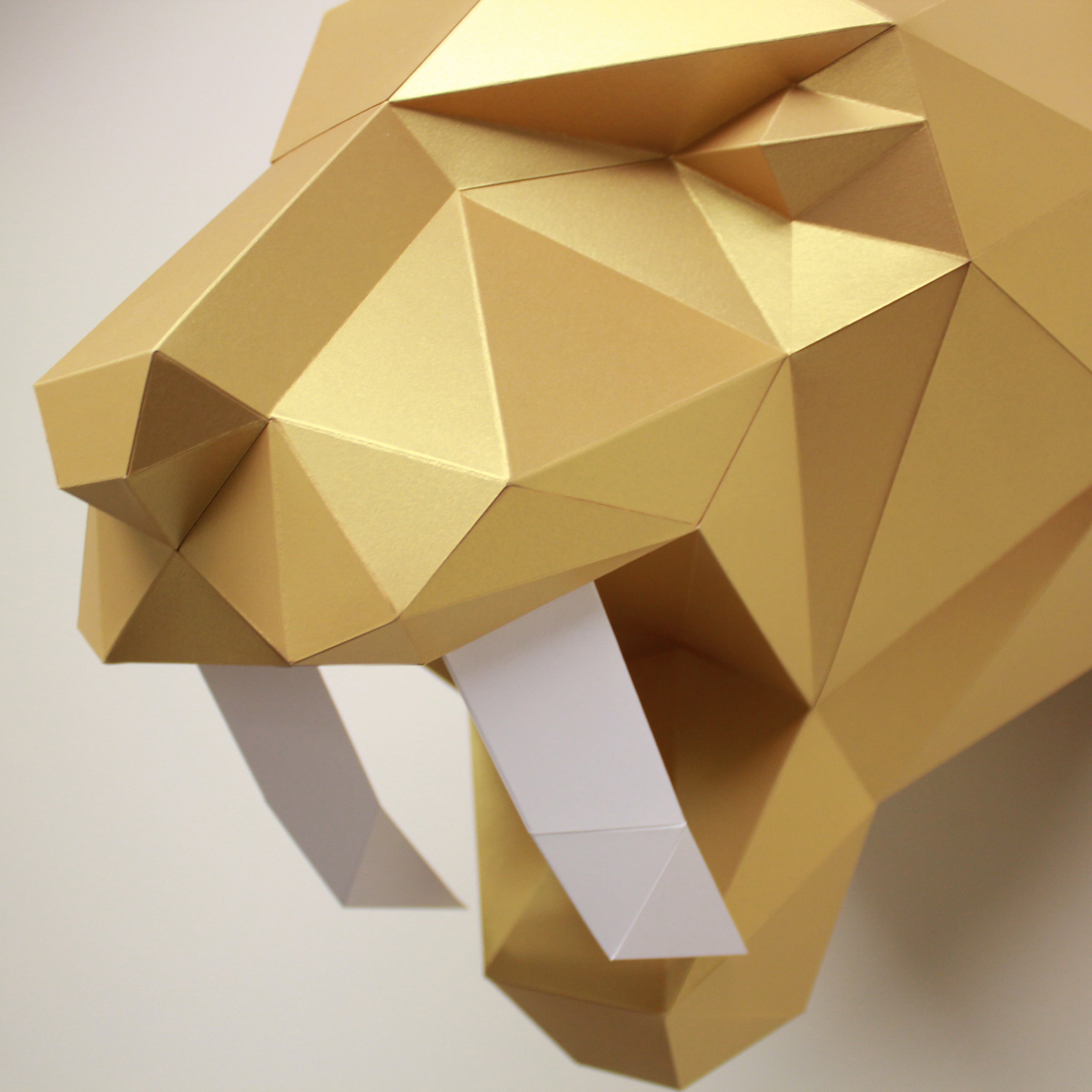 Fiona The Sabre-tooth Tiger | Diy Paper Craft Animal Kit