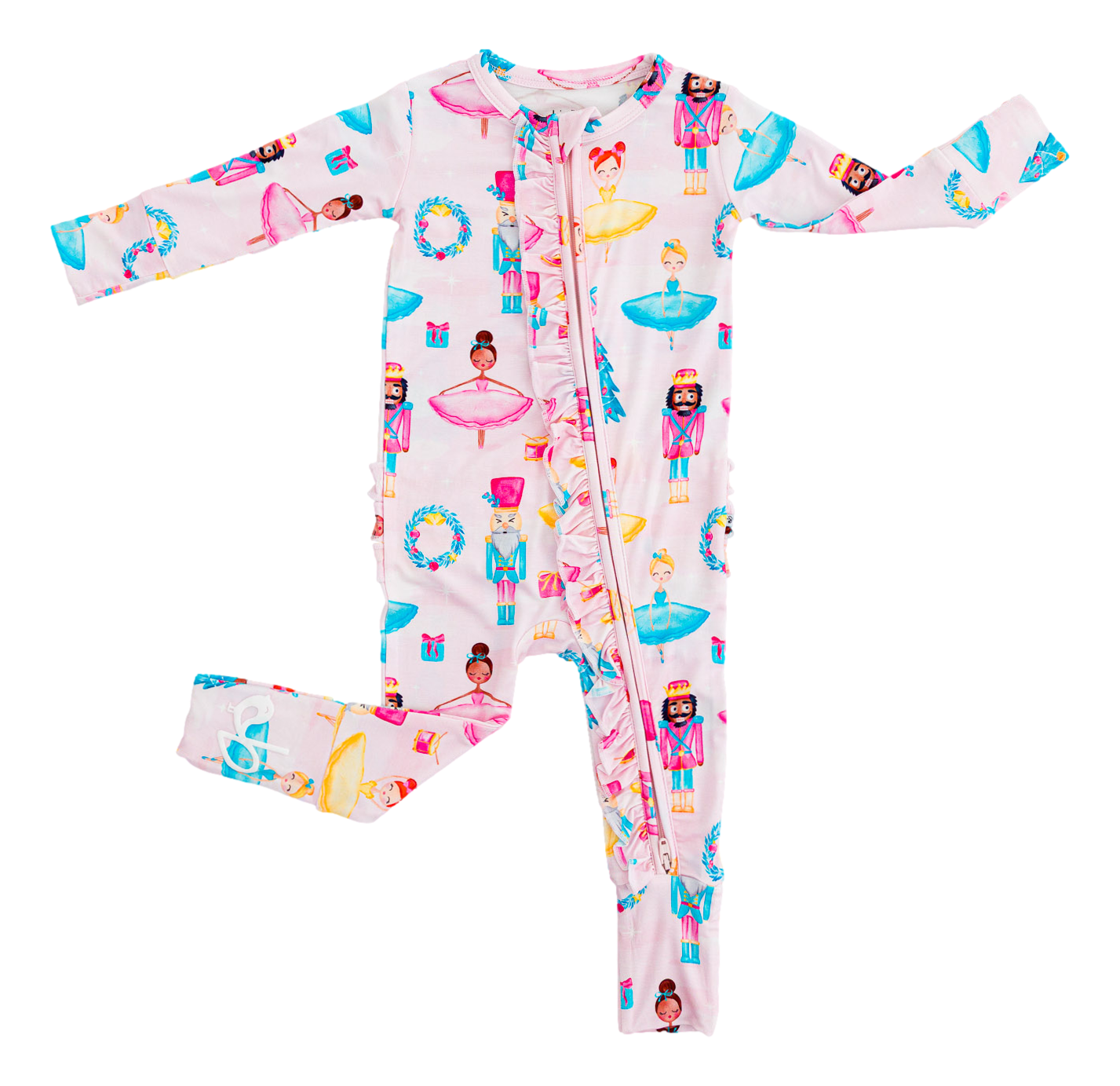 Sugarplum Ruffle Convertible Romper