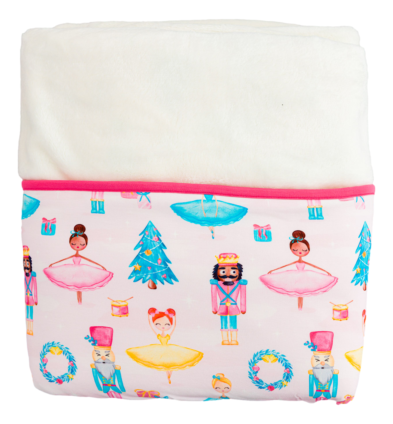 Sugarplum Plush Toddler Blanket
