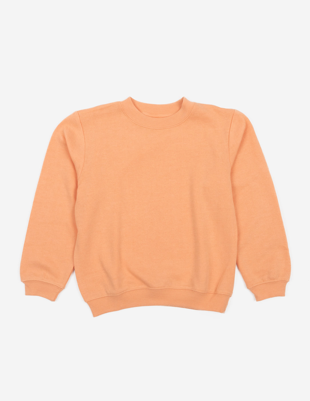 Boho Solid Color Pullover Sweatshirt