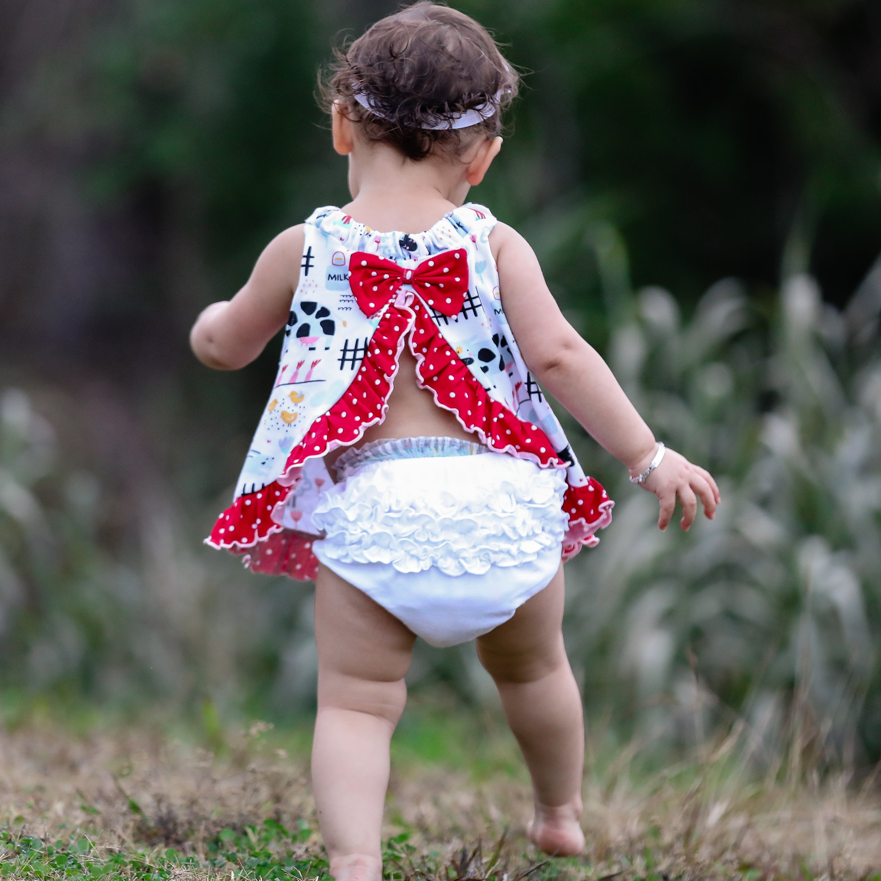 Annloren Baby & Toddler Girls Fun Farm Animal Spring Swing Tank Top