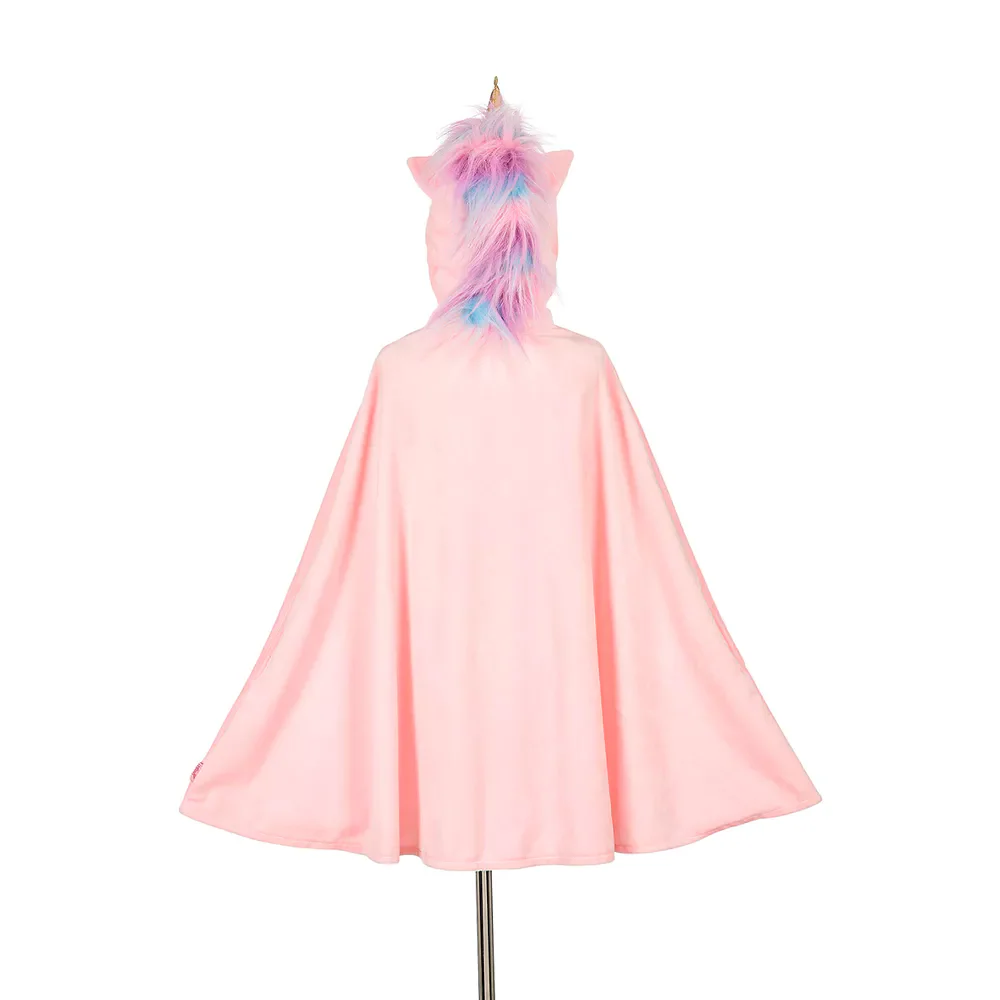 Unicorn Costume Cape For Kids (pink) - Carnival & Festive Use - Sz 4-8 Yrs