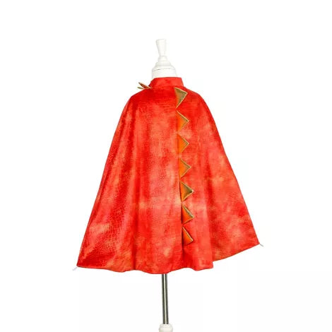 Knight - Red Dragon Reversible Cape (sz 4-7 Yrs)