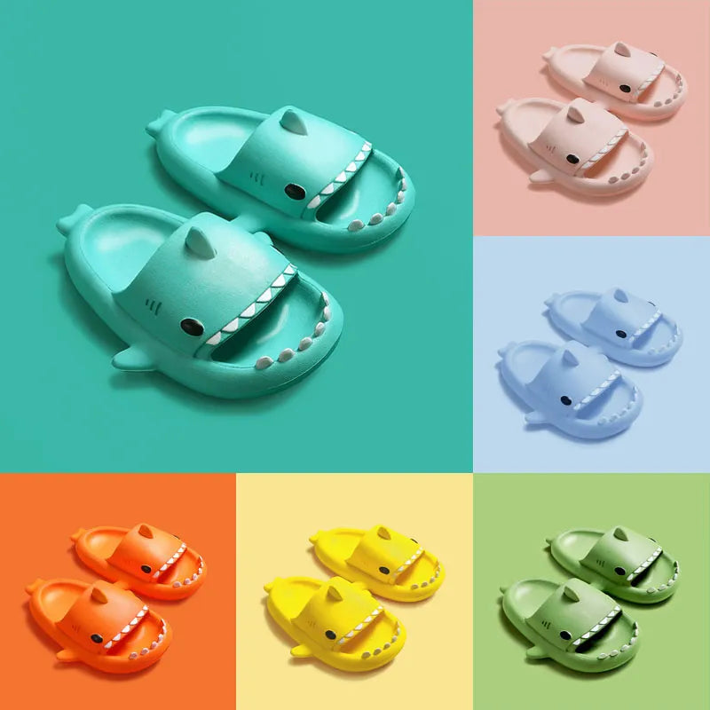 Non-slip Eva Shark Slippers For Children Multivariant