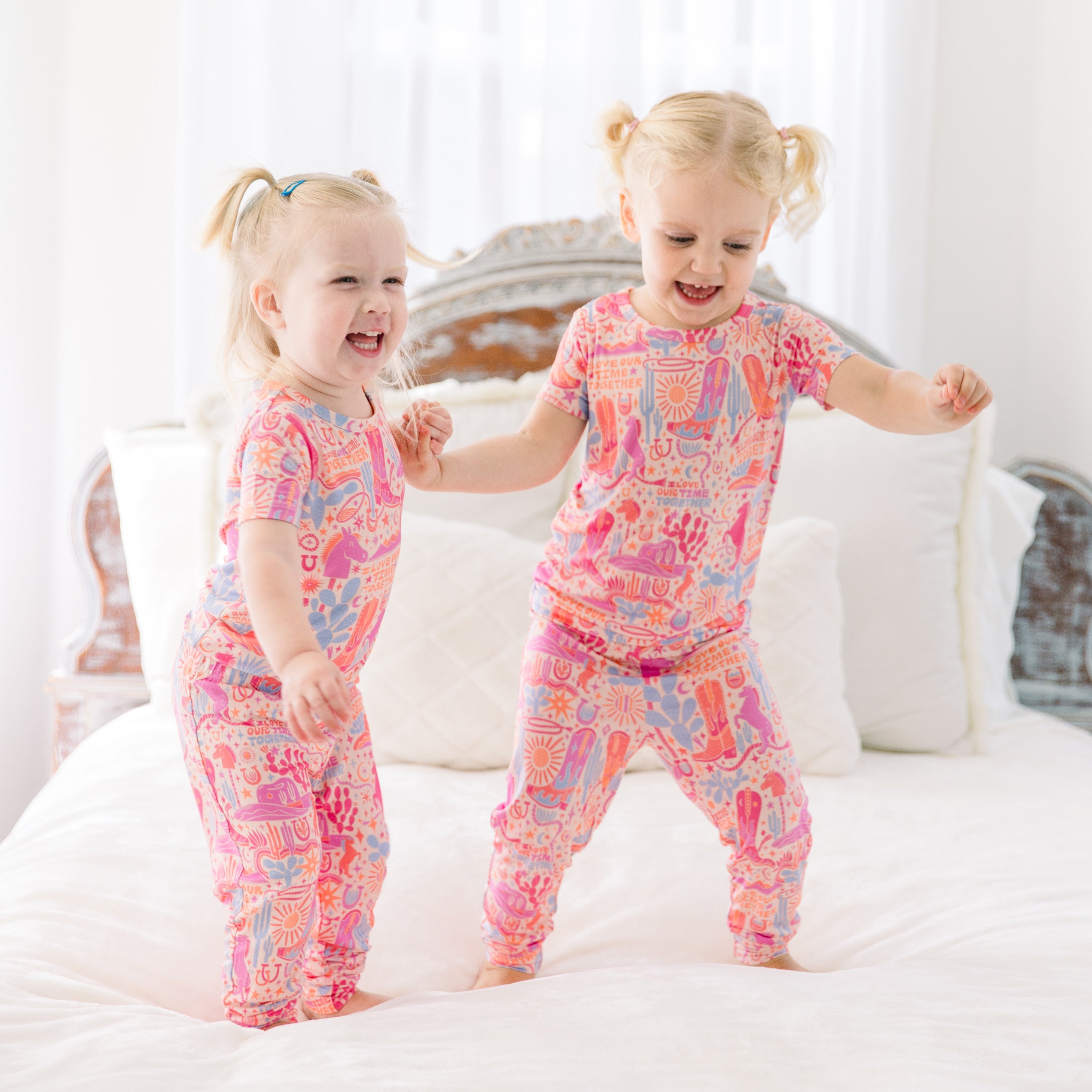 The Second-skin 2-piece Pajama | Saddle Up | "i Love Our Time Together"