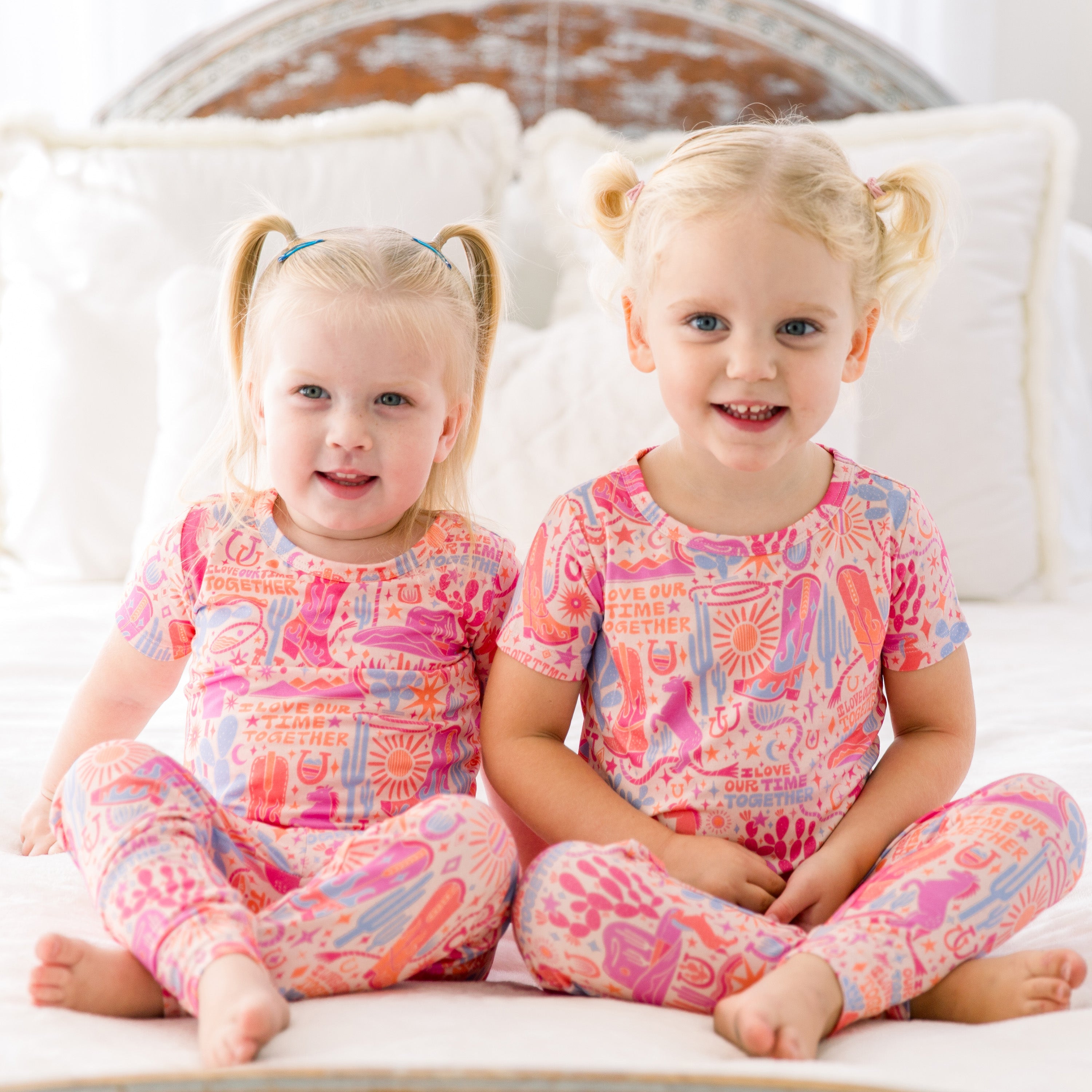 The Second-skin 2-piece Pajama | Saddle Up | "i Love Our Time Together"