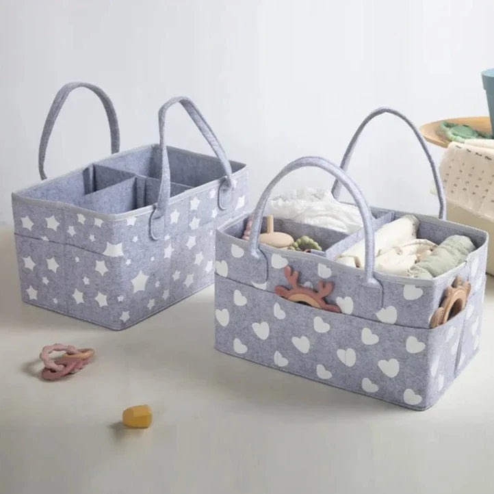Nappy And Storage Basket With Compartments Multivariant