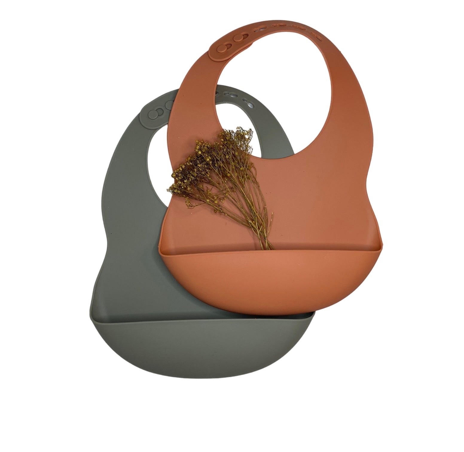 Silicone Bibs - Sage And Spiced Pumpkin