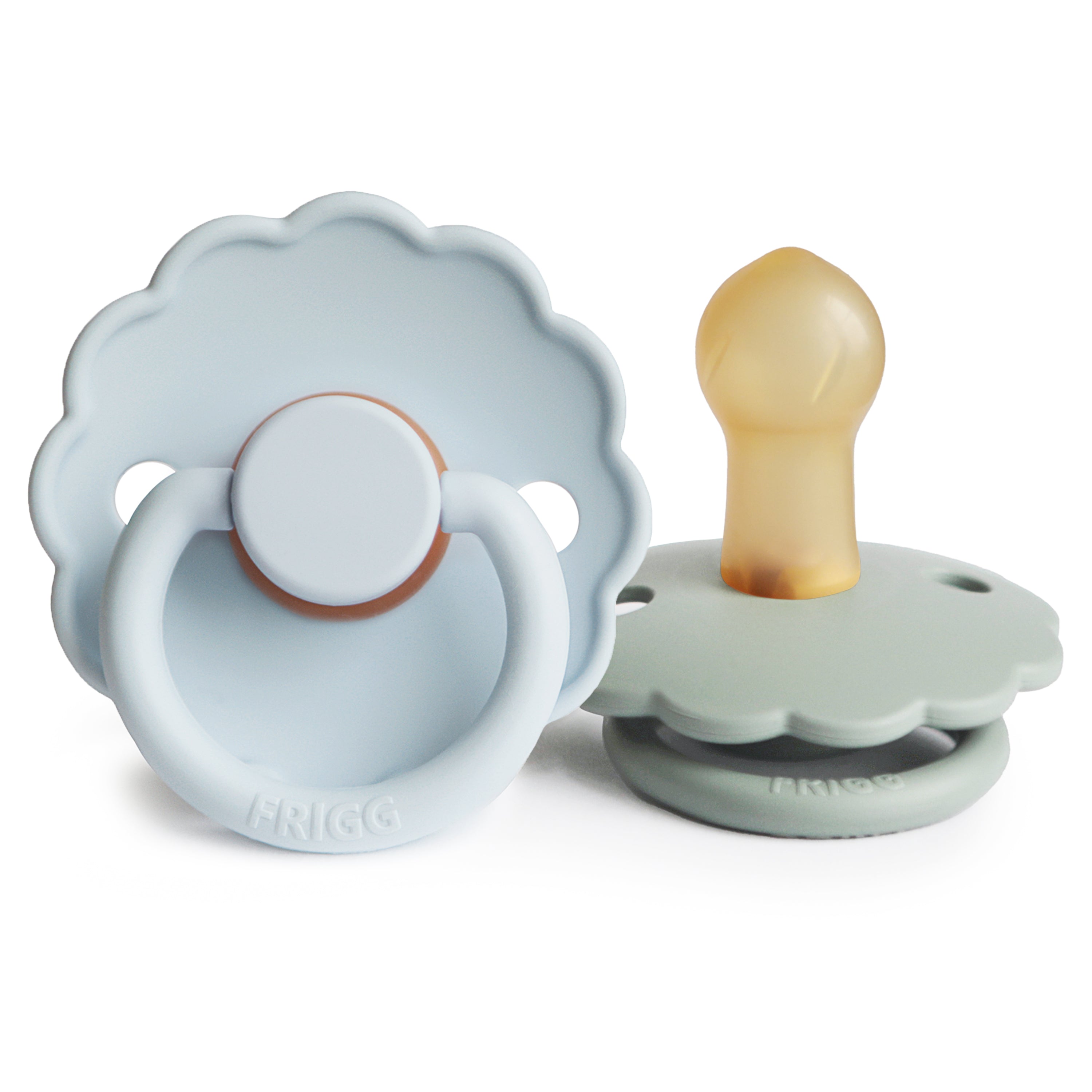 Frigg Daisy Natural Rubber Pacifier 2-pack