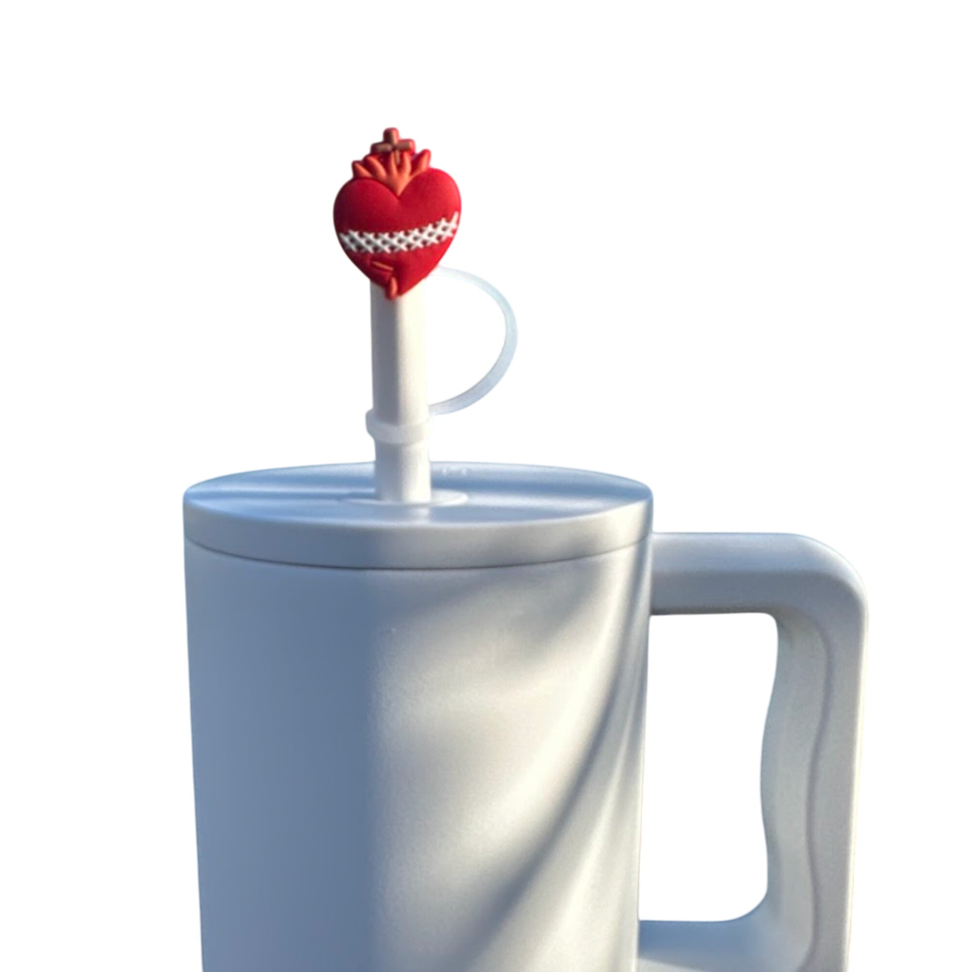 Catholic Straw Toppers: Holy Hearts (a 2 Pack!)