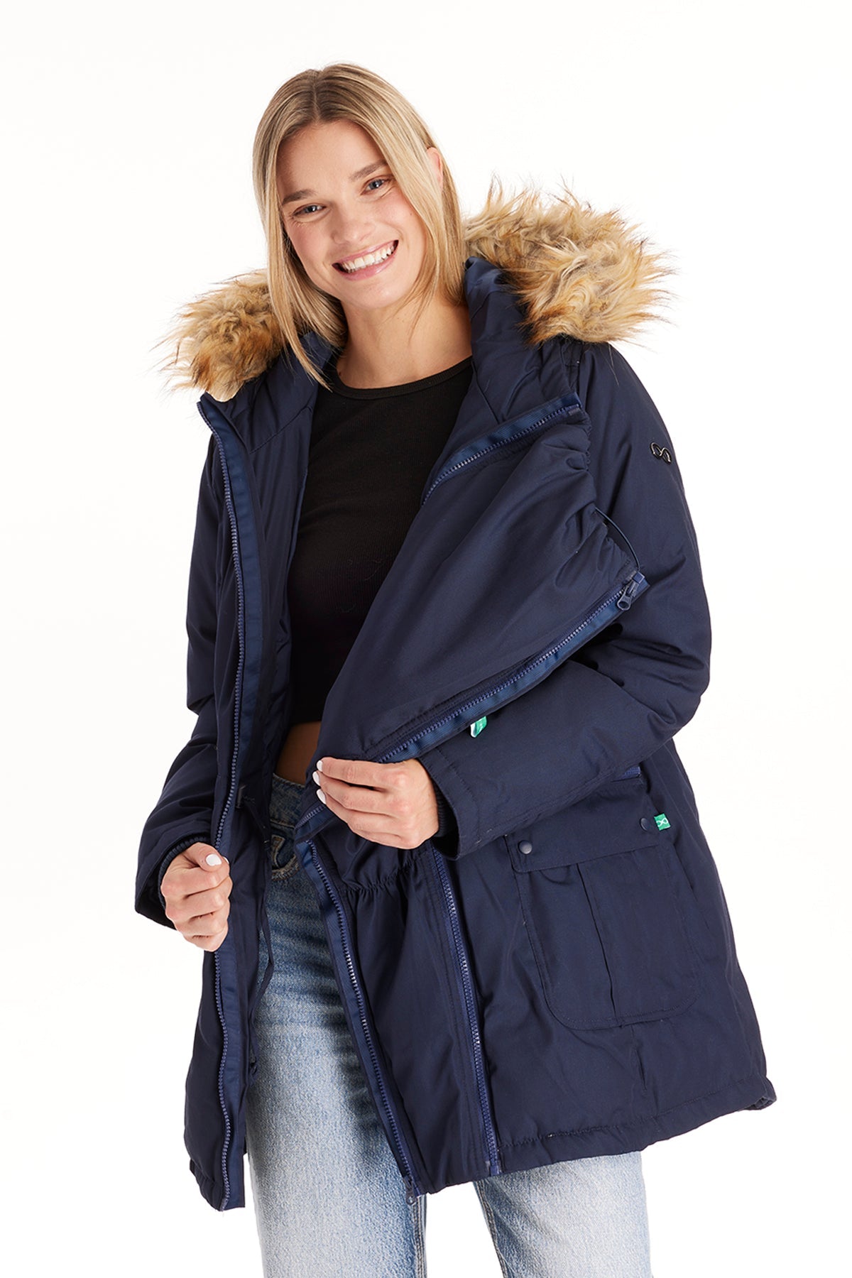 Sara 3 In 1 Down Maternity Parka