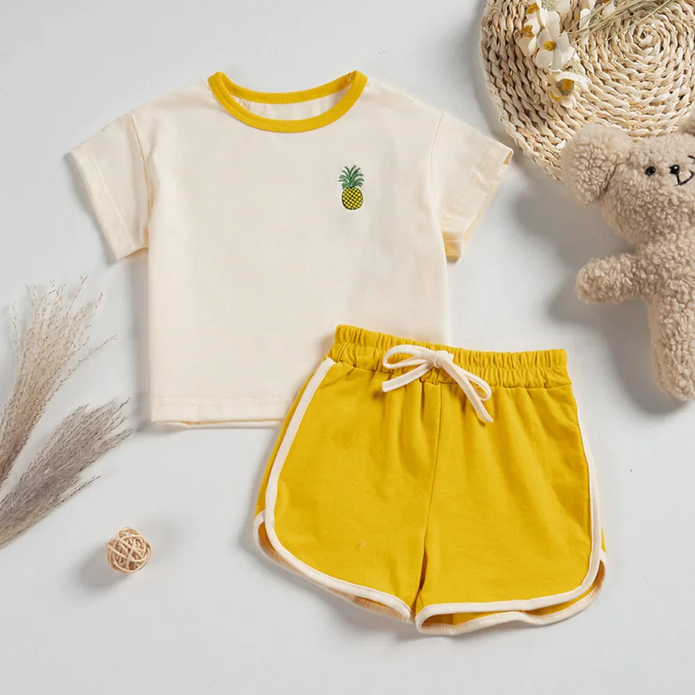 2pcs Set T-shirts And Pants For Children Multivariant