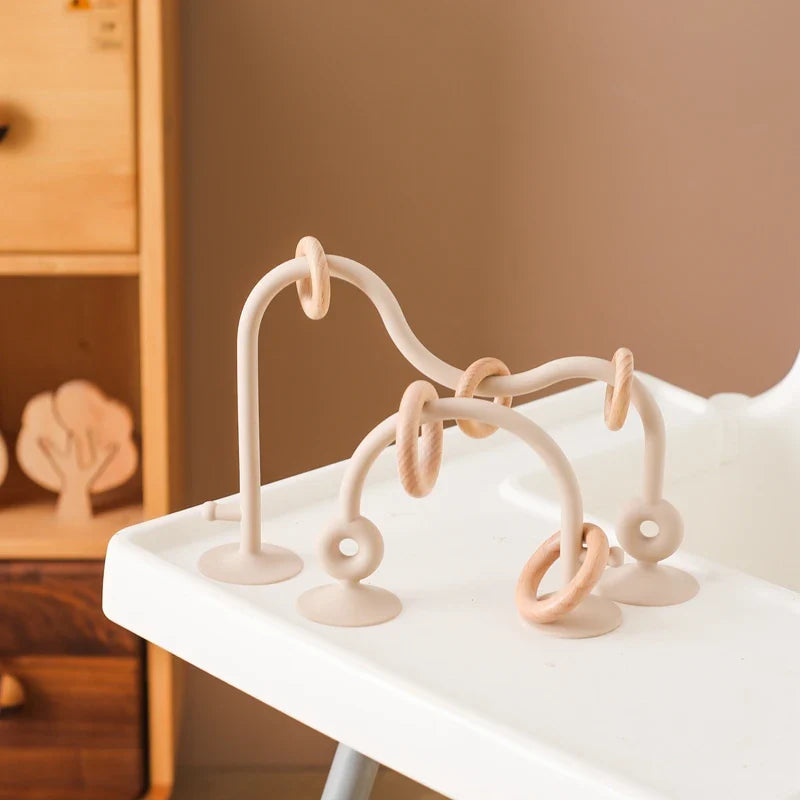 Wood And Silicone Toy Roller Coaster Set Multivariant