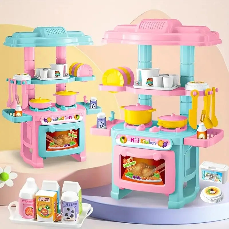 Pretend Play Complete Kitchen Set