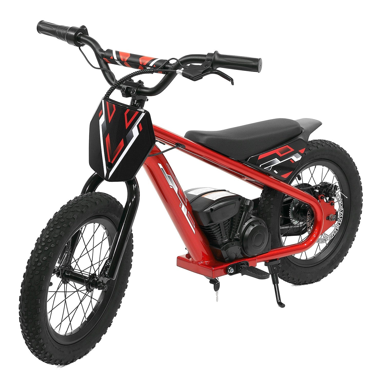 Big Kids 24v Electric Ride-on Balance Bike Scooter | Red