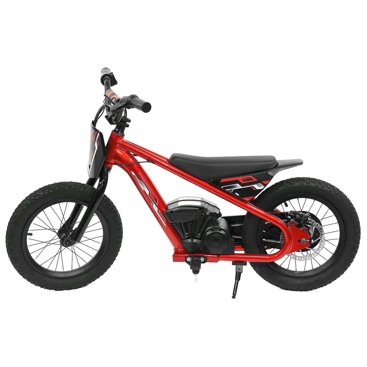 Big Kids 24v Electric Ride-on Balance Bike Scooter | Red