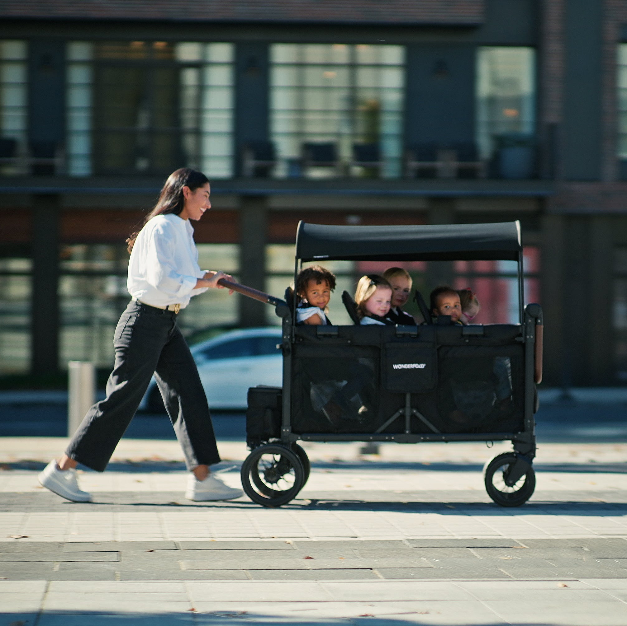 W6 Luxe Pro Stroller Wagon (6 Seater)