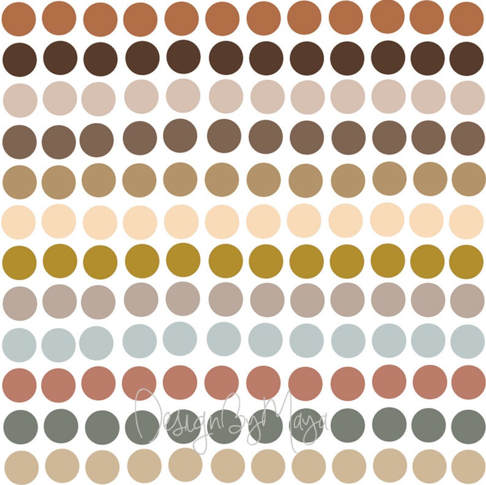 Abstract Desert Shapes - Fabric Nursery Wall Art Decals