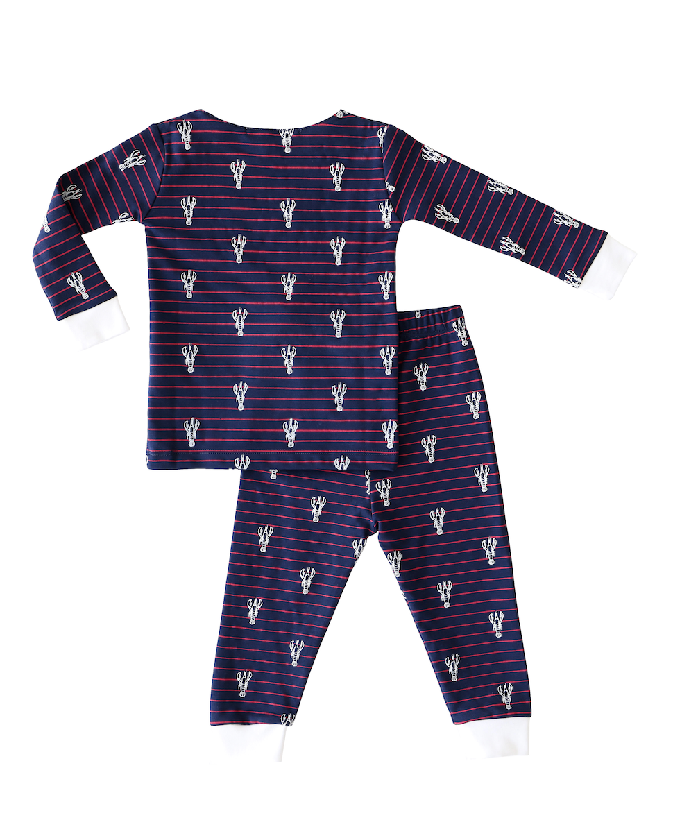 Lobster Stripe 2-piece Pajama