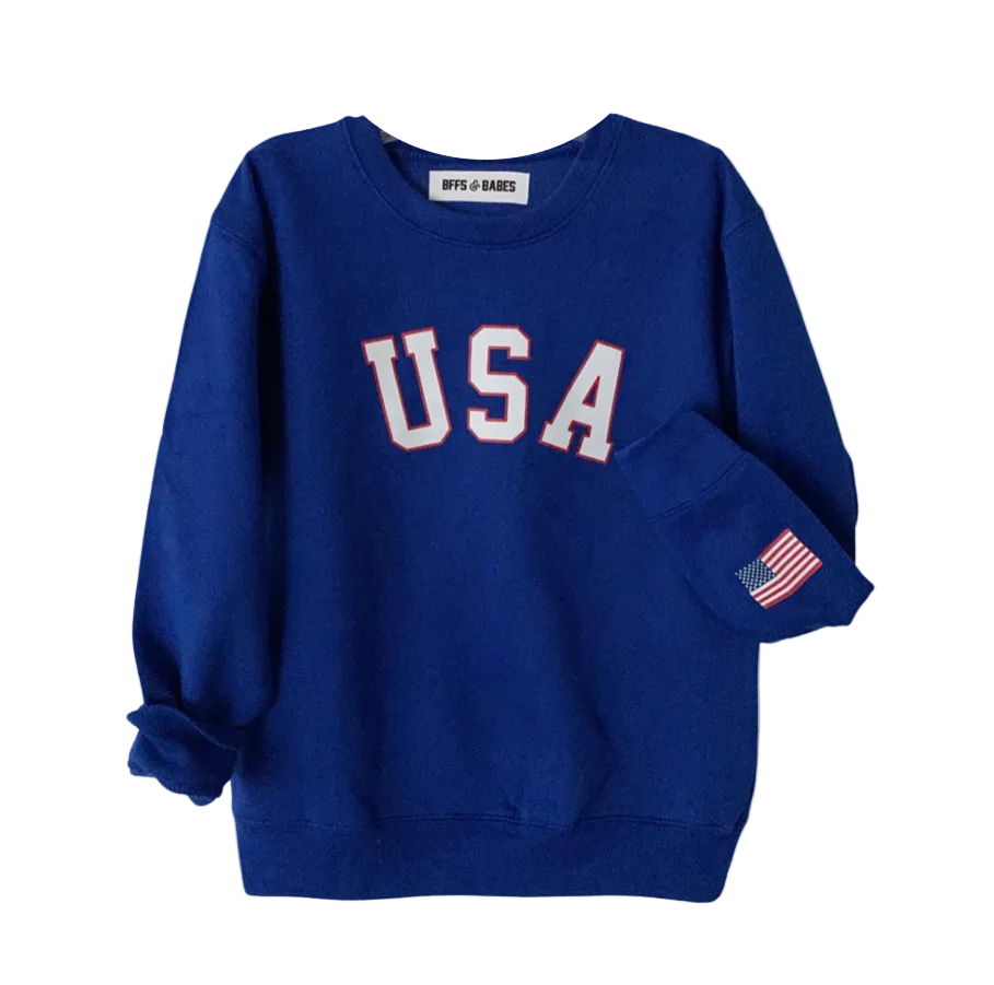 Tru American ♡ Toddler Usa Graphic Sweatshirt