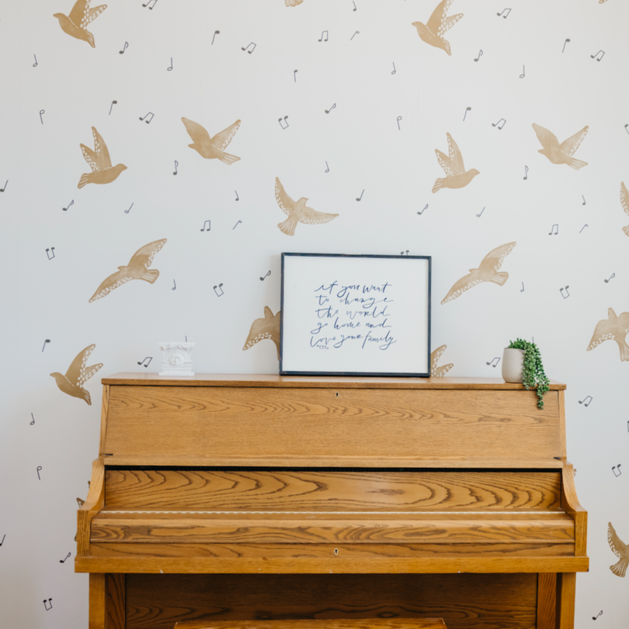 Lyra Wallpaper By Christy Beasley