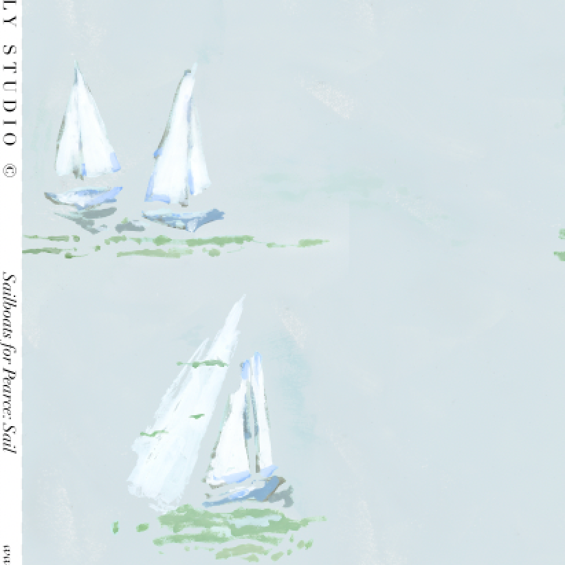 Sailboats For Pearce In Wave- Fabric